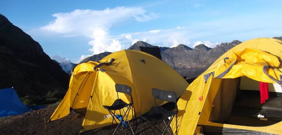 camping on Rinjani
